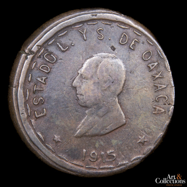 México (Oaxaca) 20 centavos 1915 - Imagen 2