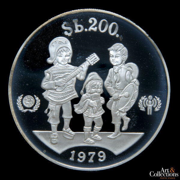 Bolivia 200 bolivianos 1979 - Año internacional del niño