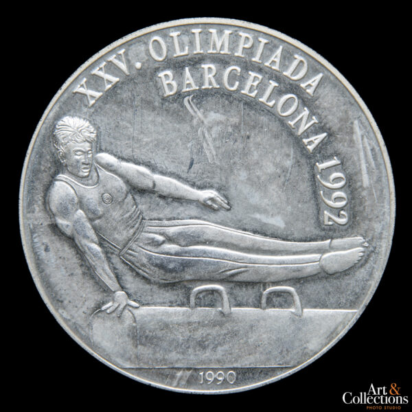 Cuba 10 pesos 1990 - XXV Juegos Olímpicos de Verano, Barcelona 19992 - Gimnasia