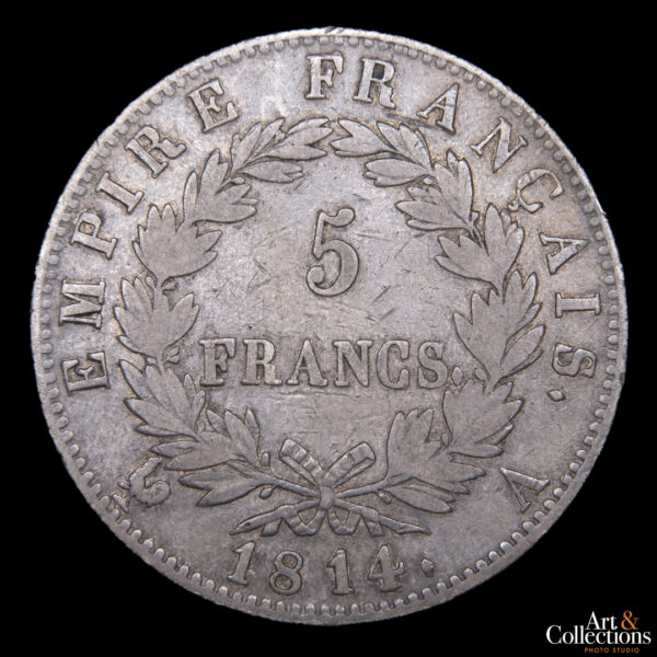 Francia 5 francos 1814A - Napoleon Bonaparte