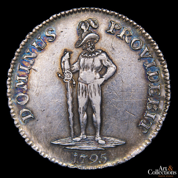 Suiza (Canton de Berna) 1 thaler 1795  - Imagen 2