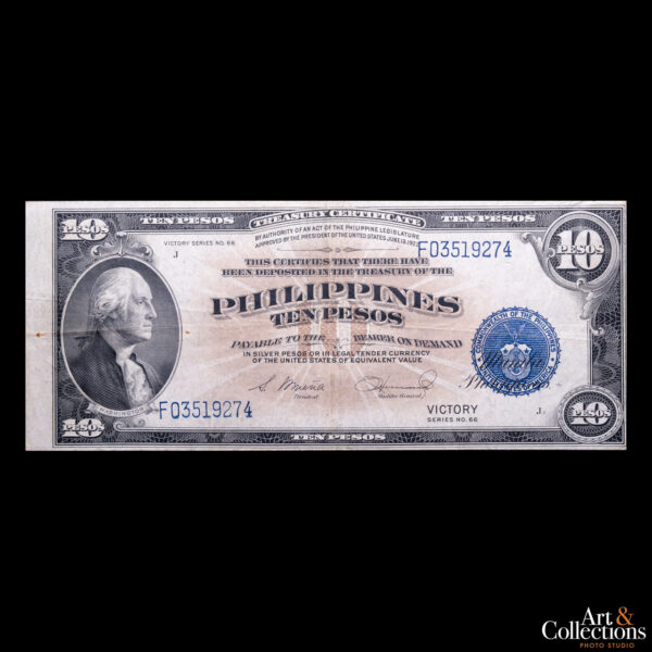 Filipinas (Commonwealth) 10 pesos 1944 - George Washington