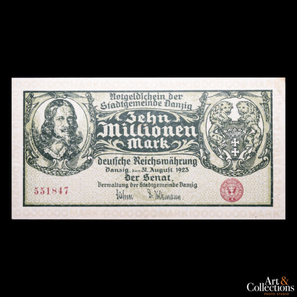 Danzig 10.000.000 marcos 1923