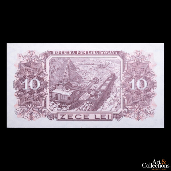 Rumania 10 lei 1952 - Imagen 2