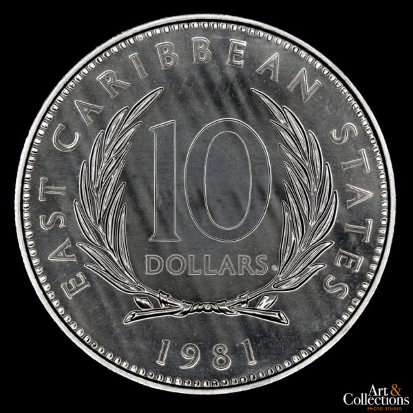 Caribe del Este 10 dolares 1981 F.A.O.