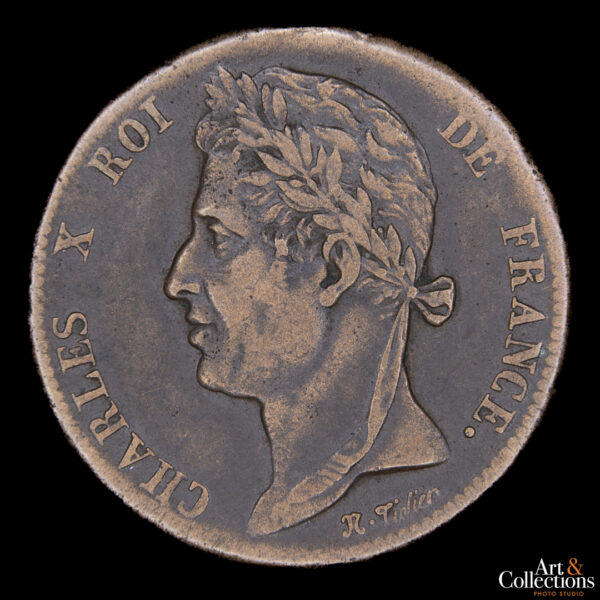 Colonias Francesas 5 centimes 1829A - Imagen 2