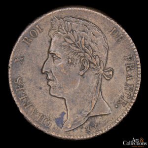 Colonias Francesas 5 centimes 1829A Hermosa condicion