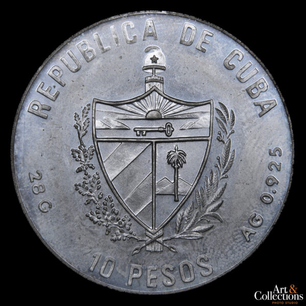 Cuba 10 pesos 1990 - XXV Juegos Olímpicos de Verano, Barcelona 19992 – Salto con vallas - Imagen 2