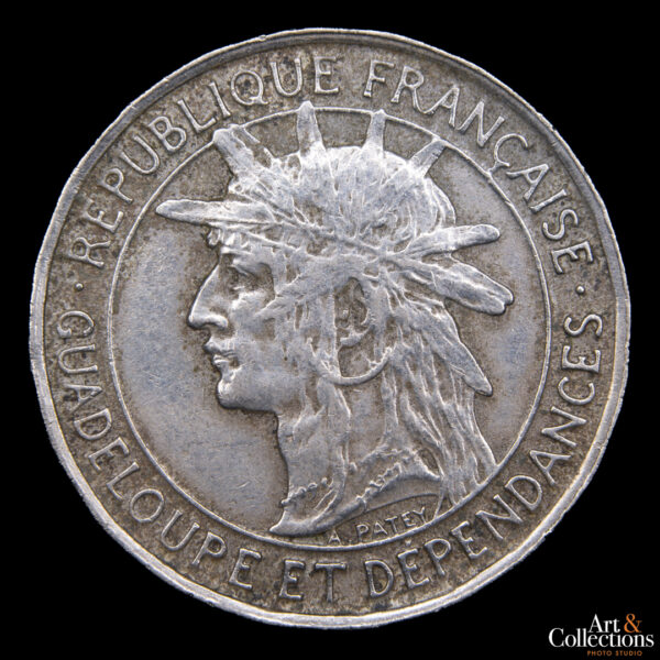Guadalupe 1 franco 1921 - Imagen 2