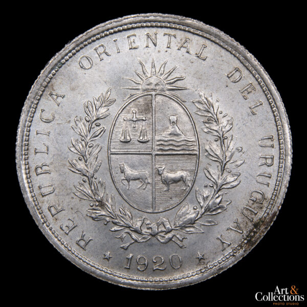 Uruguay 20 centesimos 1920
