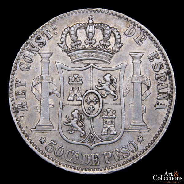 Filipinas (Colonia española) 50 centimos 1881