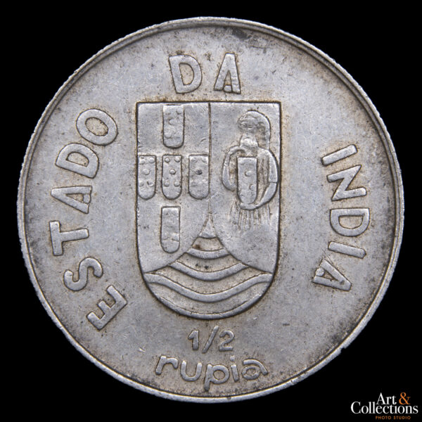 India Portuguesa 1/2 rupia 1936 - Imagen 2