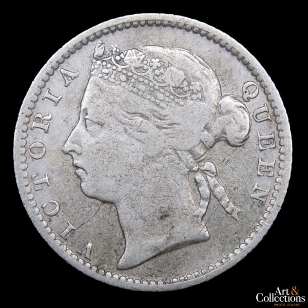 Straits Settlements (Colonias del estrecho) 10 cents 1889 - Imagen 2