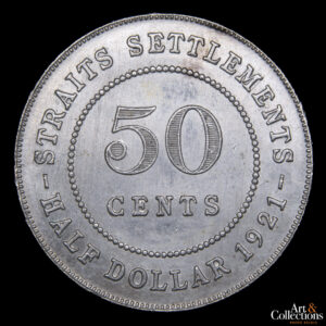 Straits Settlements (Colonias del estrecho) 50 cents 1921