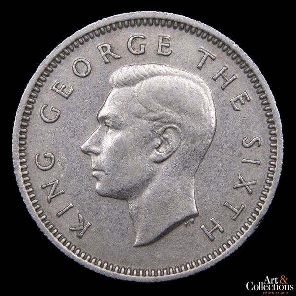 Nueva Zelanda 6 pence 1950 Jorge VI - Imagen 2