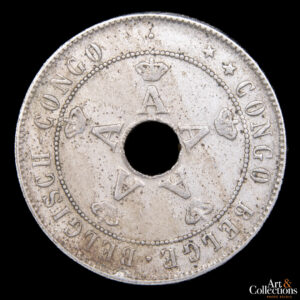 Congo Belga 20 centimes 1911 Alberto I