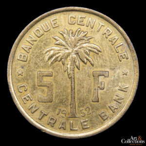 Congo Belga (Ruanda-Urundi) 5 francos 1952