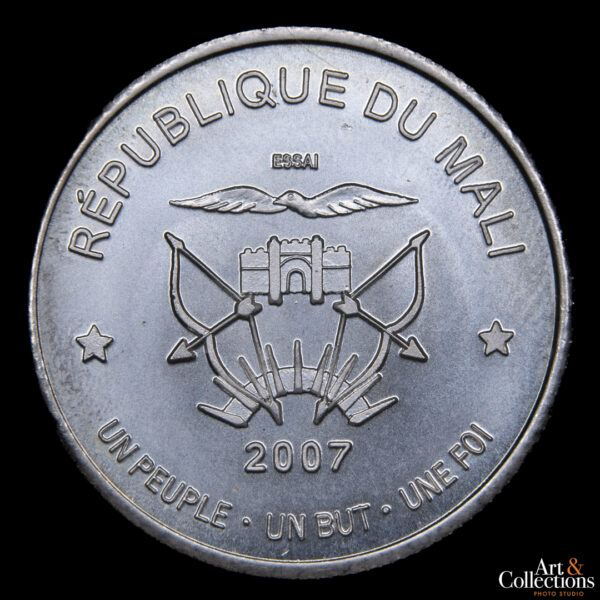 Mali 2500 francos 2007 Muy escasa solo 850 acuñadas