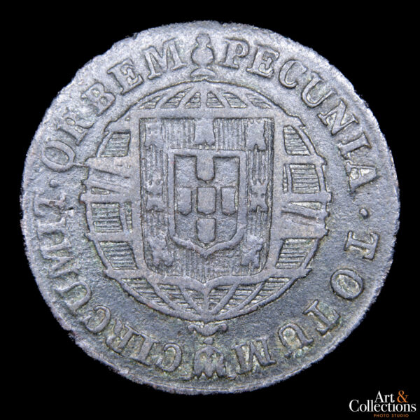 Mozambique (Colonia portuguesa) 20 reis 1820 - Imagen 2