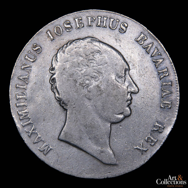 Alemania (Reino de Bavaria) 1 kronenthaler 1816 - Maximiliano I - Imagen 2