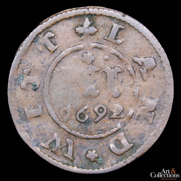 Alemania (Ducado de Mecklenburg-Gustrow) 3 pfennig 1692 - Gustavo Adolfo