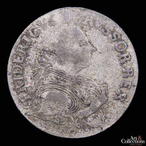 Alemania (Reino de Prusia) 6 groschen 1754 - Federico II "El grande"