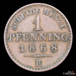 Alemania (Reino de Prusia) 1 pfennig 1868 – Guillermo I