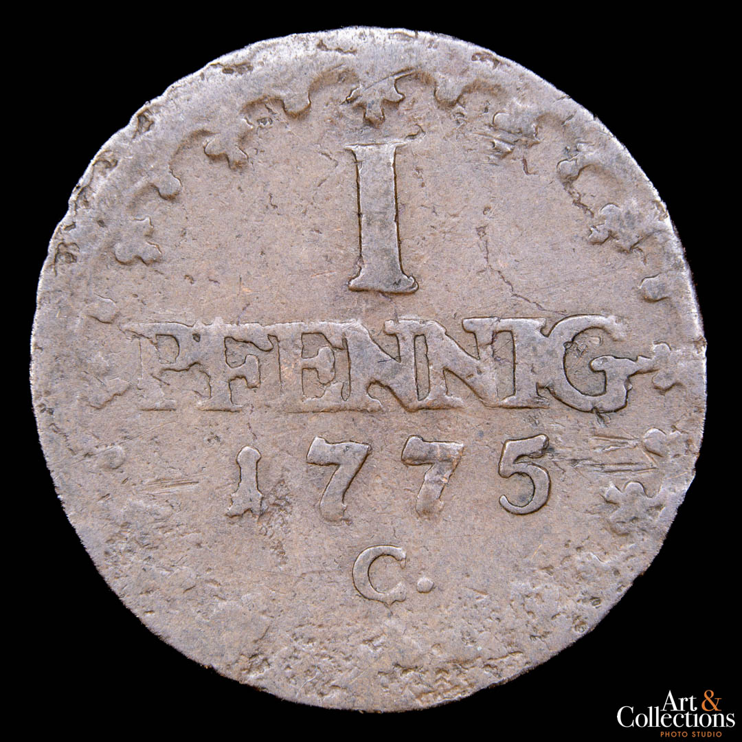 Electorado de Sajonia 1 pfennig 1775