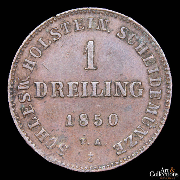 Schleswig-Holstein 1 dreiling 1850