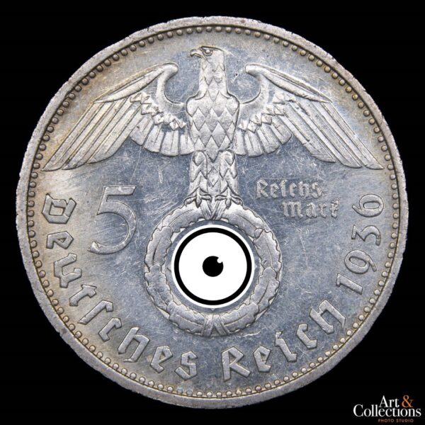 Alemania (3er. Reich) 5 reichsmark 1936 G