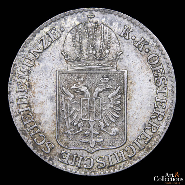 Austria 6 kreuzer 1849A Francisco Jose I - Imagen 2