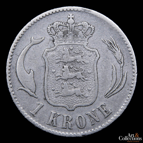 Dinamarca 1 corona 1875 - Christian IX