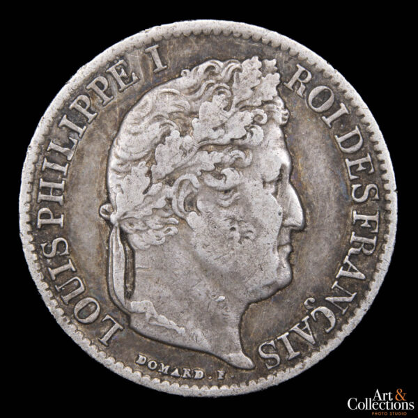 Francia 1/2 franco 1841 - Luis Felipe I - Imagen 2