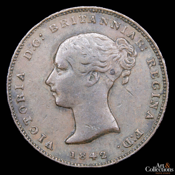 Gibraltar 1/2 quart 1842 Reina Victoria - Imagen 2