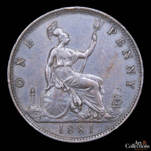 Gran Bretaña 1 penny 1881 – Reina Victoria