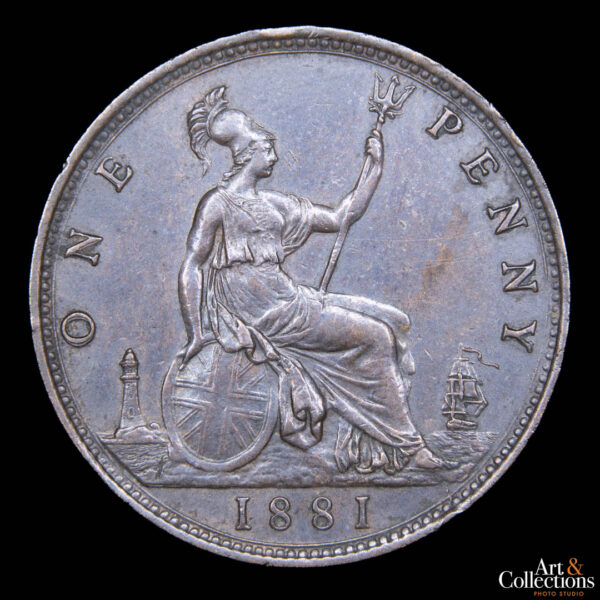 Gran Bretaña 1 penny 1881 - Reina Victoria