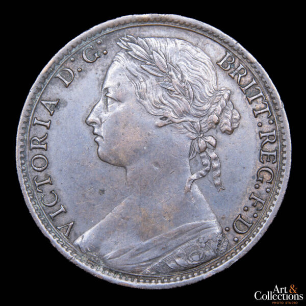 Gran Bretaña 1 penny 1881 - Reina Victoria - Imagen 2