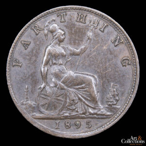 Gran Bretaña 1 farthing 1895 – Reina Victoria –