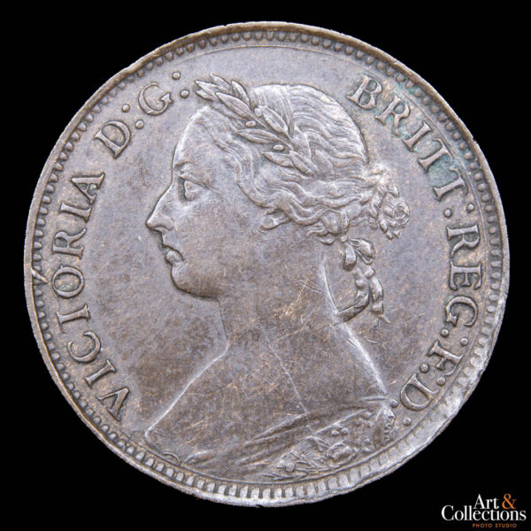 Gran Bretaña 1 farthing 1895 - Reina Victoria - - Imagen 2