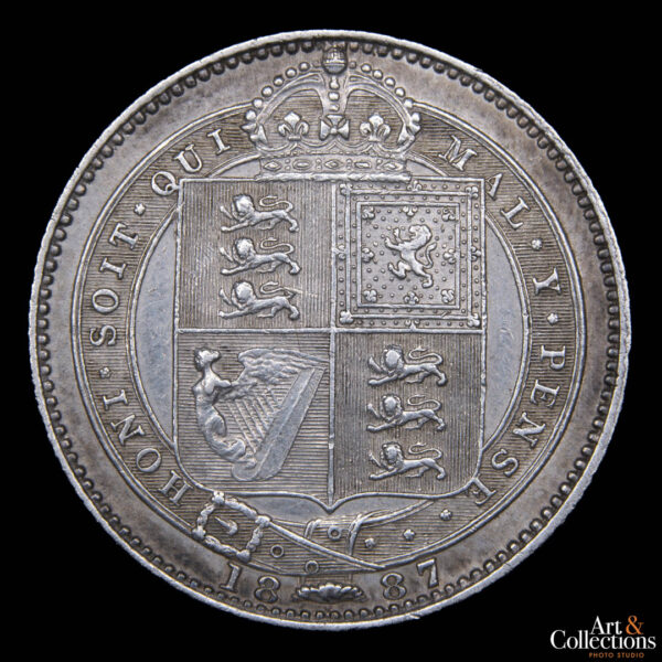 Gran Bretaña 1 shilling 1887 - Reina Victoria