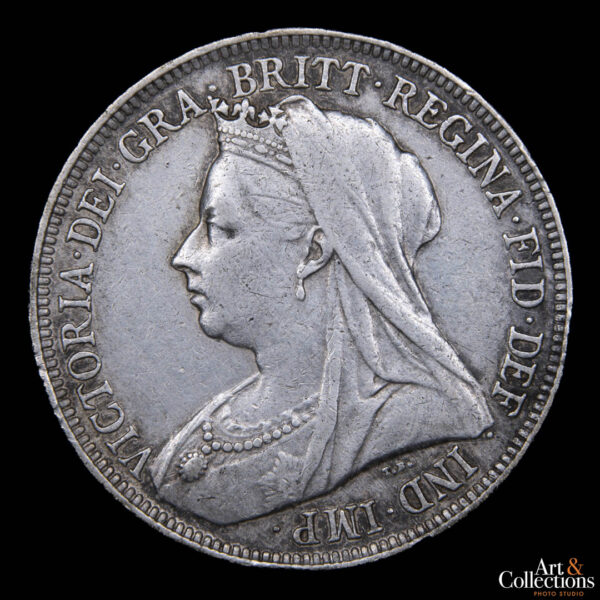 Gran Bretaña 1 shilling 1895 - Reina Victoria - Imagen 2
