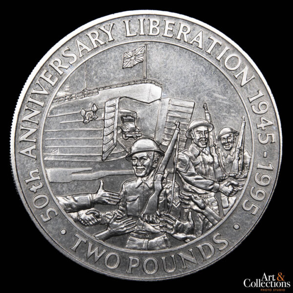 Guernsey 1 libra 1995 - 30 aniversario de la liberacion