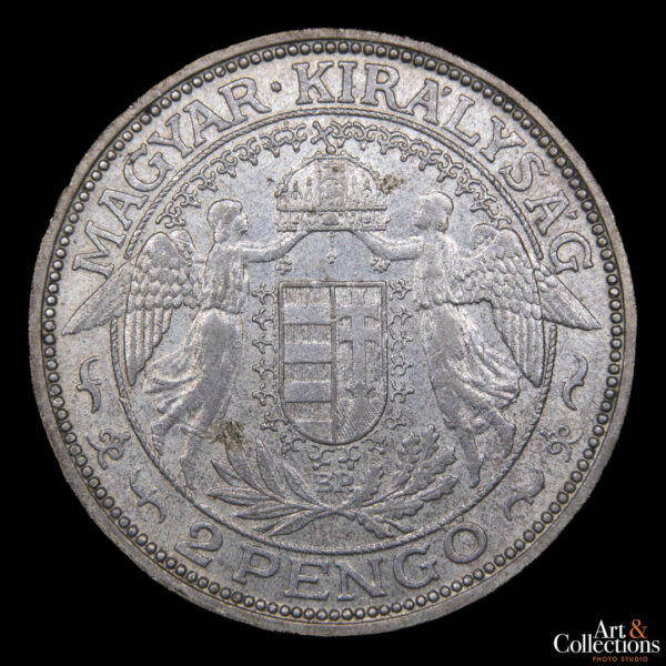 Hungria 2 pengo 1929 Regencia de Miklós Horthy