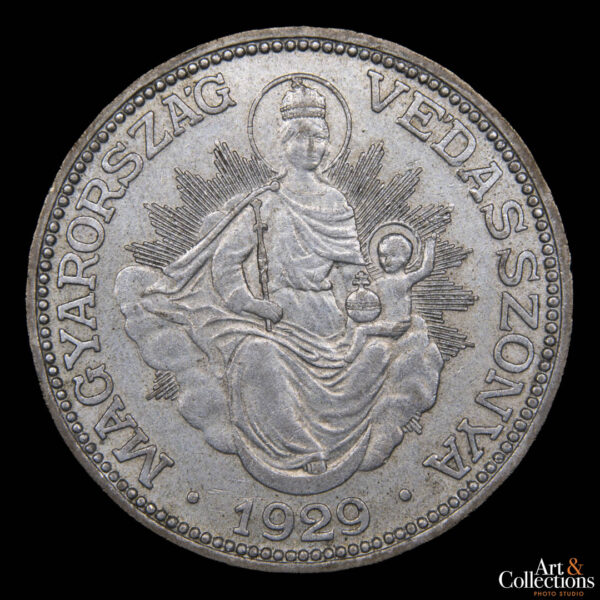 Hungria 2 pengo 1929 Regencia de Miklós Horthy - Imagen 2