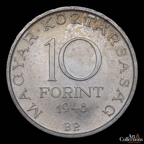 Hungria 10 pengo 1948 - Centenario de la revolucion de 1848 - Imagen 2