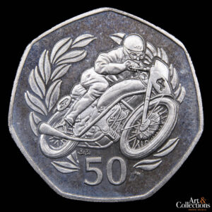 Isla de Man 50 pence 1999 – Motociclismo