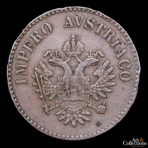 Italia (Reino de Lombardo-Veneto) 10 centesimi 1852 V - Imagen 2