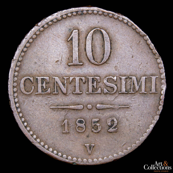 Italia (Reino de Lombardo-Veneto) 10 centesimi 1852 V