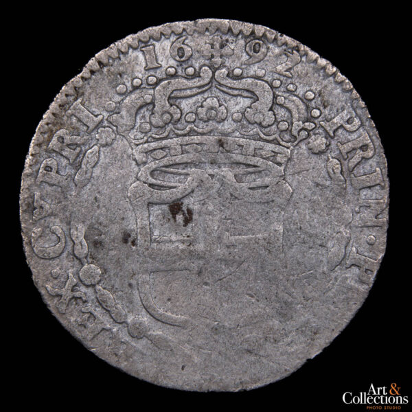 Italia (Ducado de Saboya) 15 soldi 1692 - Vittorio Amedeo II - Imagen 2