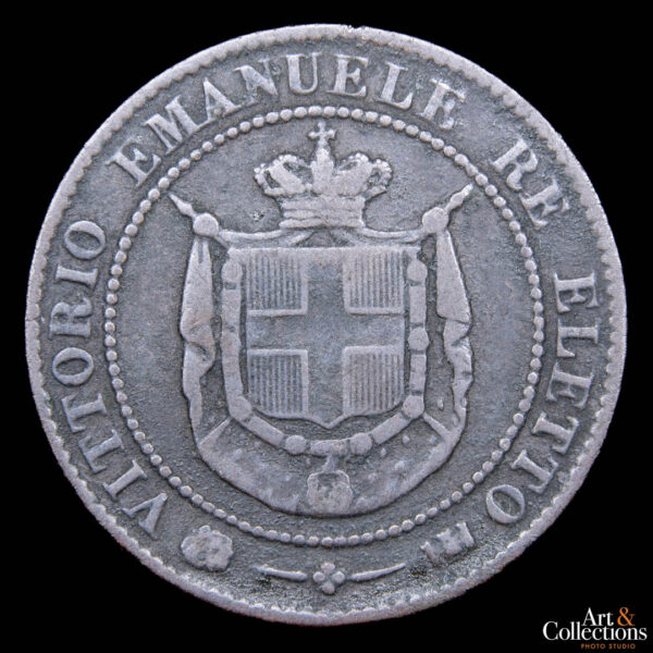Italia (Toscana - 2do Gobierno provisional) 2 centesimi 1859 - Imagen 2